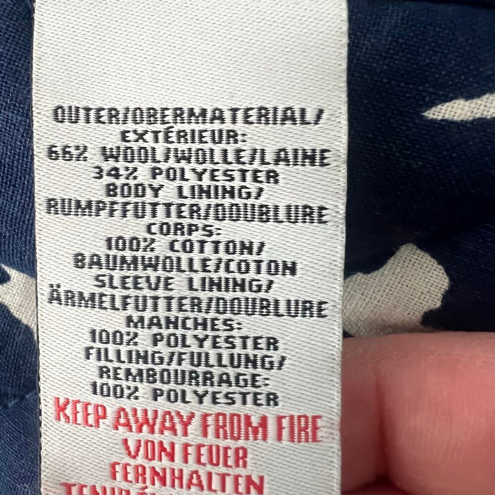 Mini Boden Plaid Kids Coat - Girls 6-7 - Picture 14 of 14